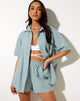 Immagine di Smith Camicia a maniche corte in Rami Blue Surf