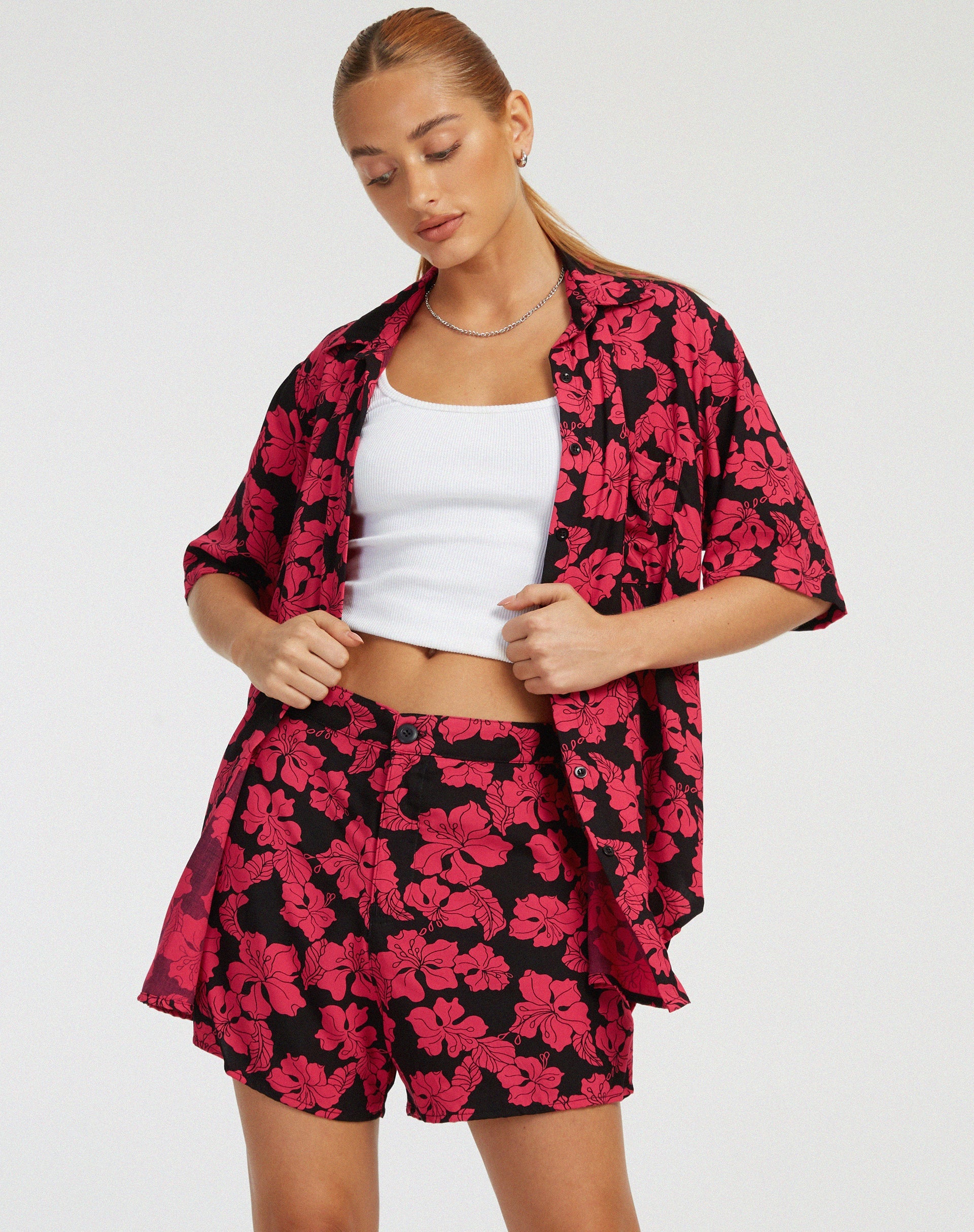 immagine della camicia Smith in rosa caldo per le vacanze