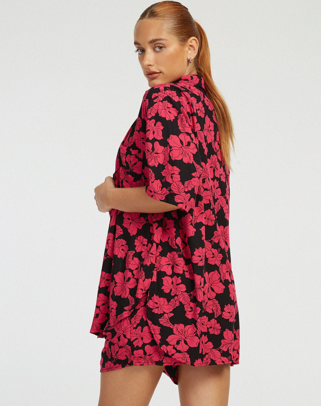 Camicia Smith in rosa caldo per le vacanze