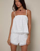 Immagine di Strapa Cami Top in Broderie Avorio