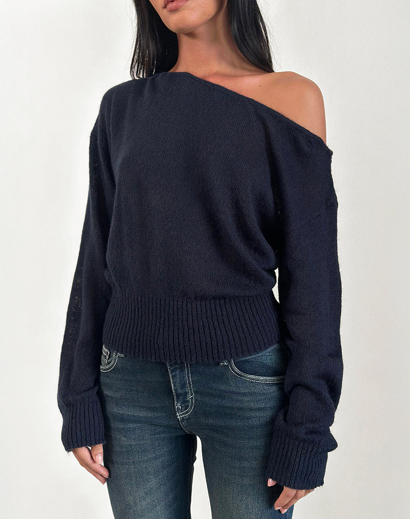 Maglia asimmetrica Suena - Marina