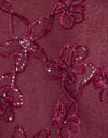 Maglia con paillettes Borgogna