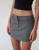 Immagine di Sukra Mini Tailored Skirt in Charcoal