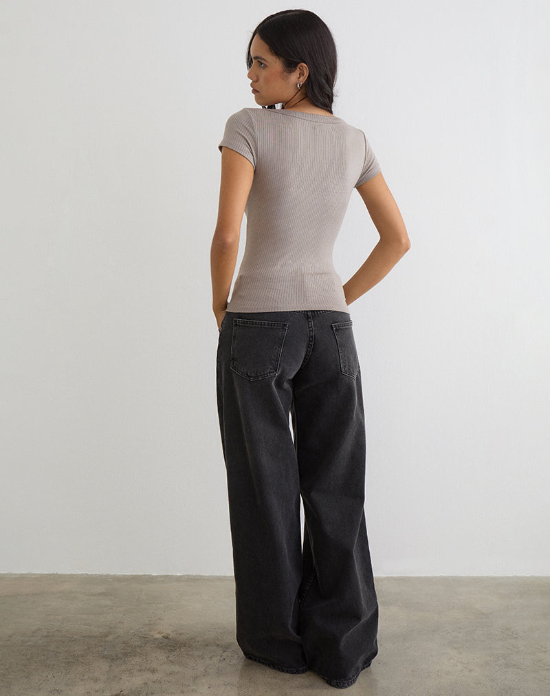 Immagine della maglietta Sumala in maglia a coste spesse Moon Rock