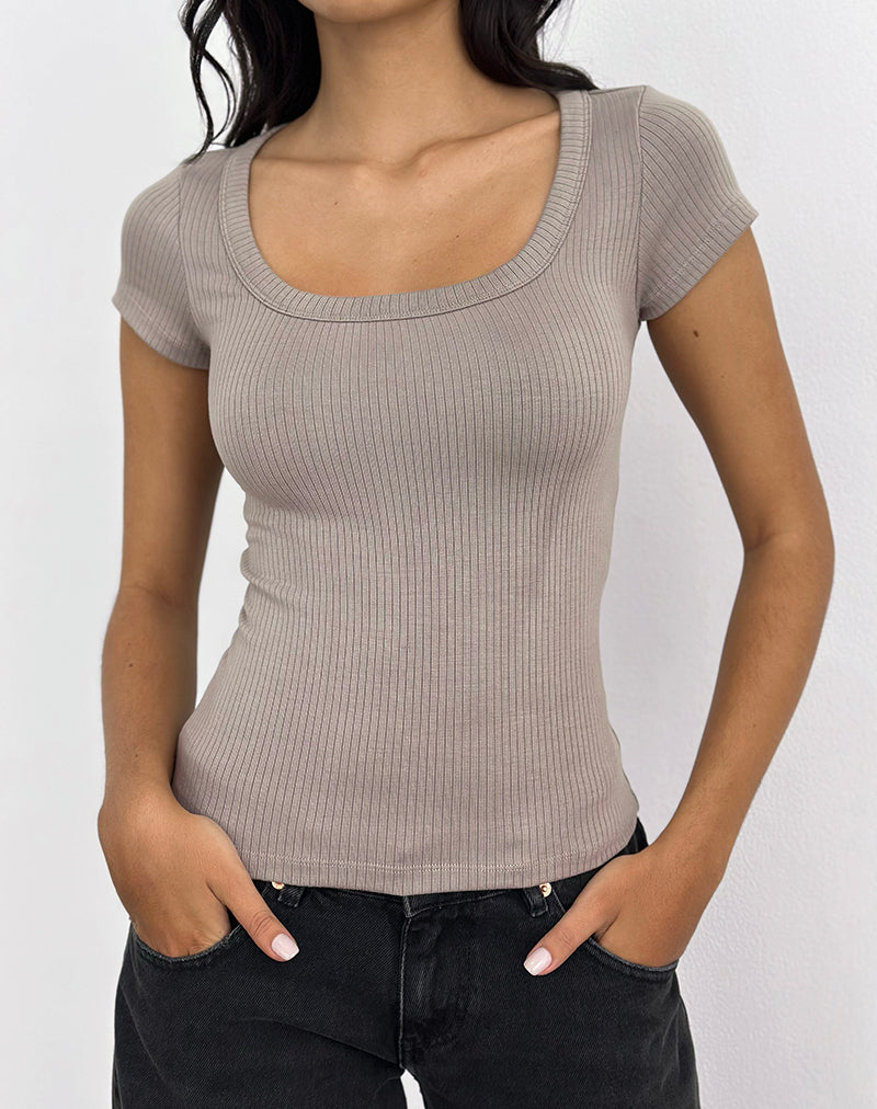 Immagine della maglietta Sumala in maglia a coste spesse Moon Rock