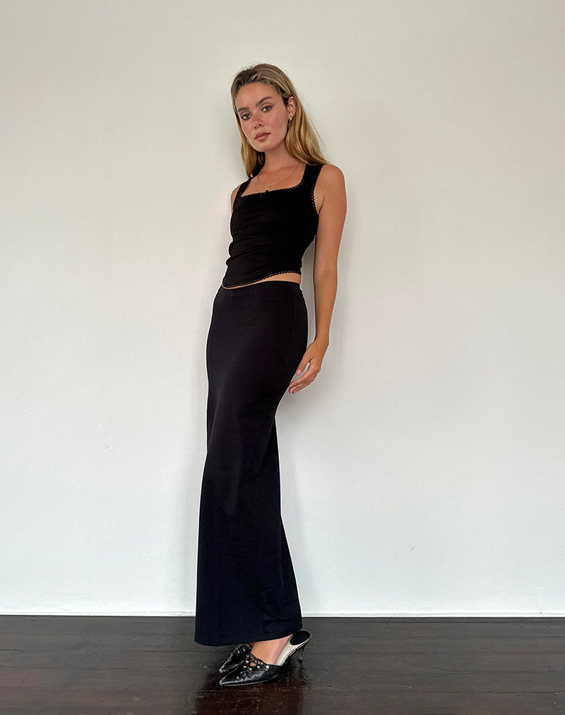 Immagine di Sunadia V Maxi gonna in lycra nera