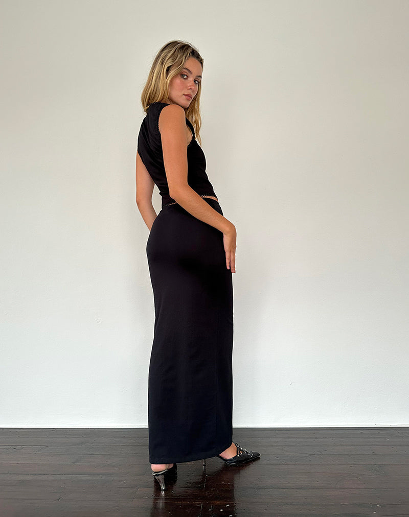 Immagine di Sunadia V Maxi gonna in lycra nera
