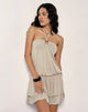 Immagine di Suraya Mini Dress in Cupro Latte d'avena