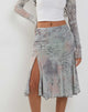 Immagine di Sloane Midi Skirt in pizzo floreale pastello