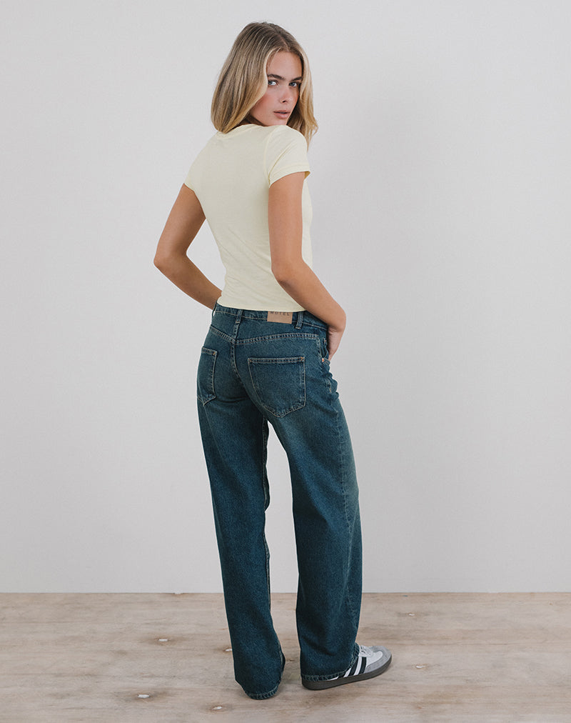 Immagine della t-shirt Sutin in Buttermilk con stampa Dear Darlings