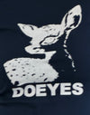 Navy con rilegatura rossa e grafica Doeyes