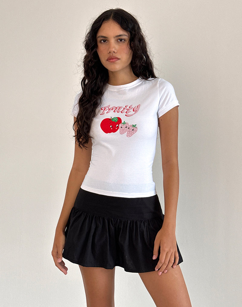 Maglietta Sutin in Bianco Fruttato