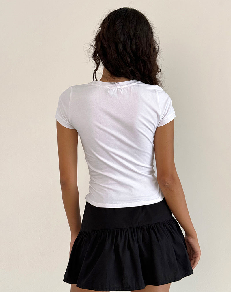 immagine della t-shirt Sutin in bianco fruttato