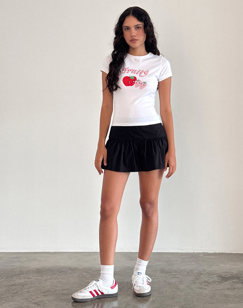 immagine della t-shirt Sutin in bianco fruttato