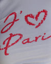 Bianco con grafica I Love Pari