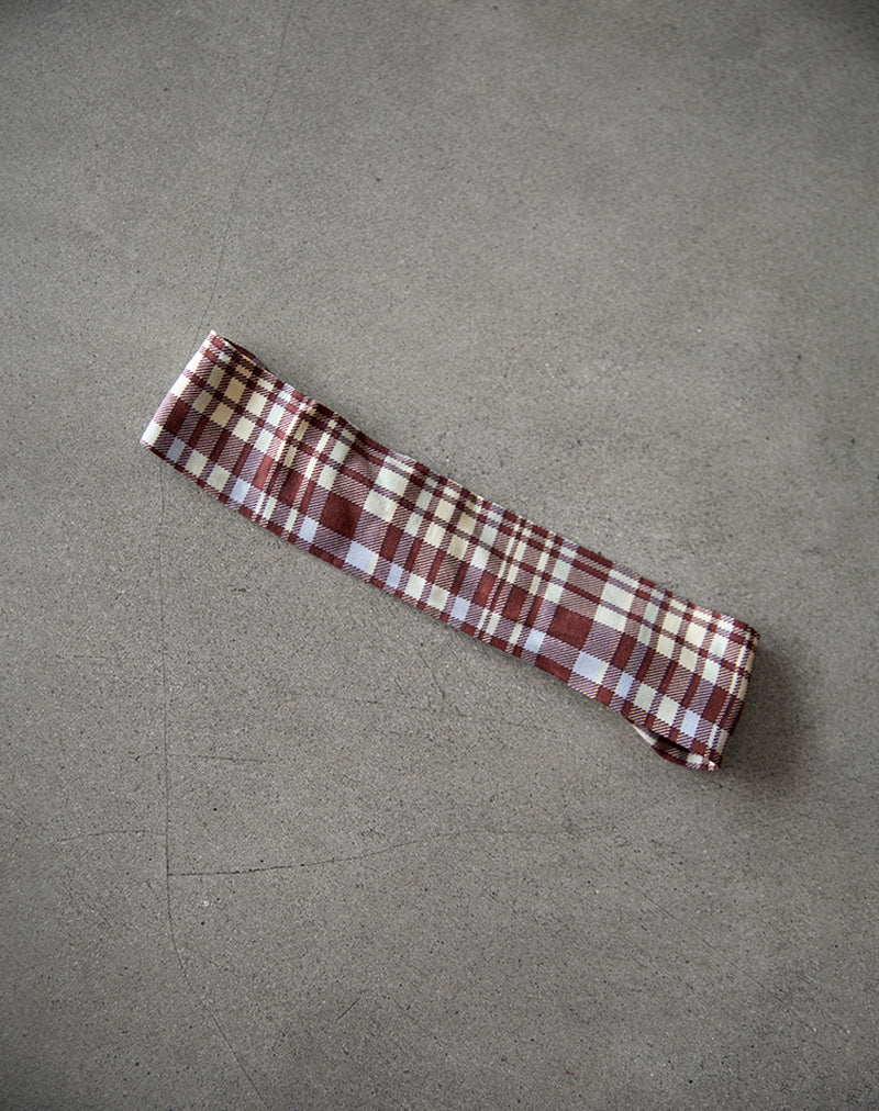Immagine di Sala Headband in Multicheck Brown