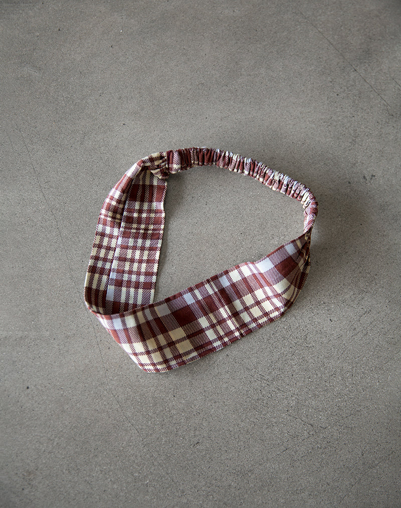 Immagine di Sala Headband in Multicheck Brown
