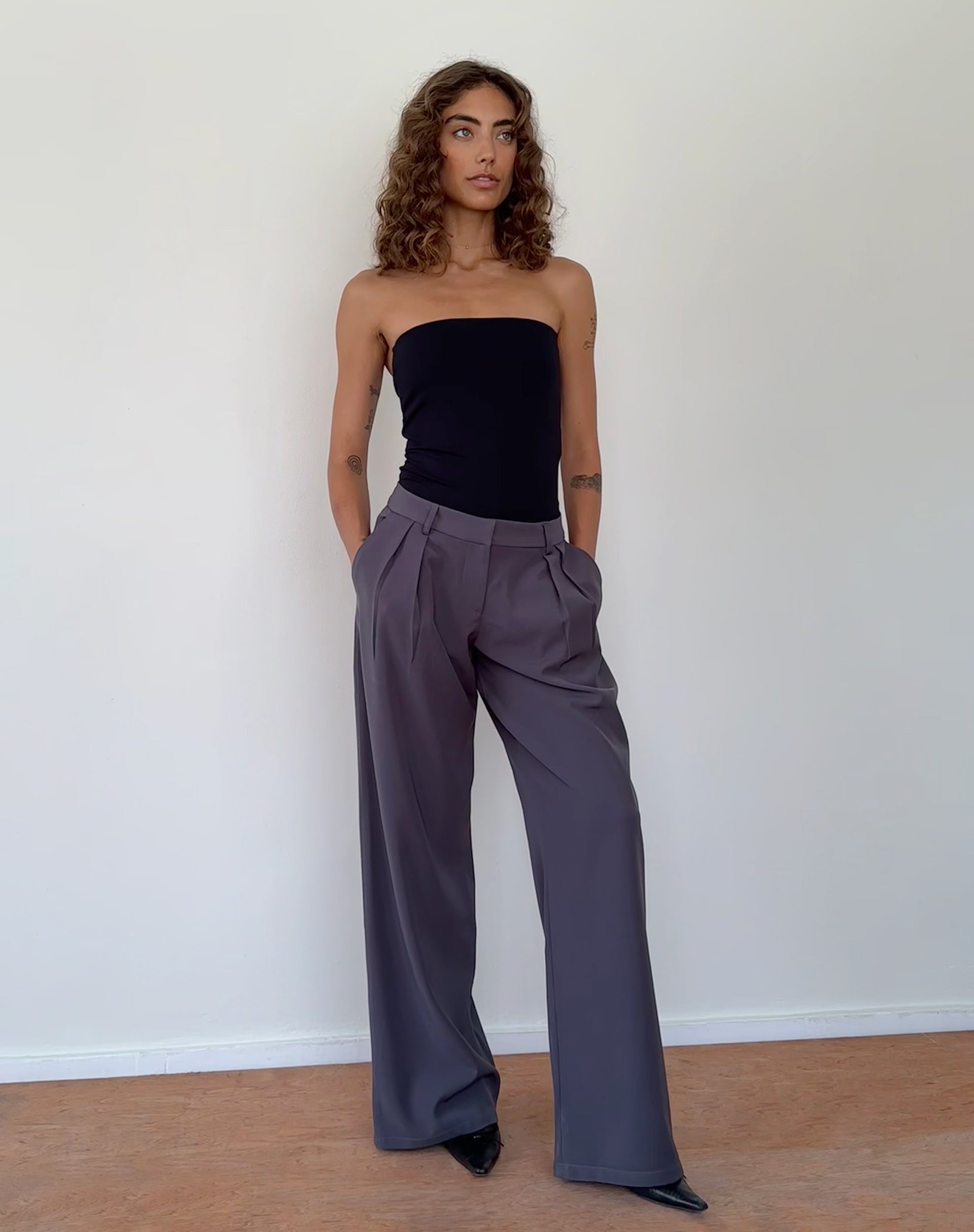 Immagine di Taite Body a fascia in lycra nero