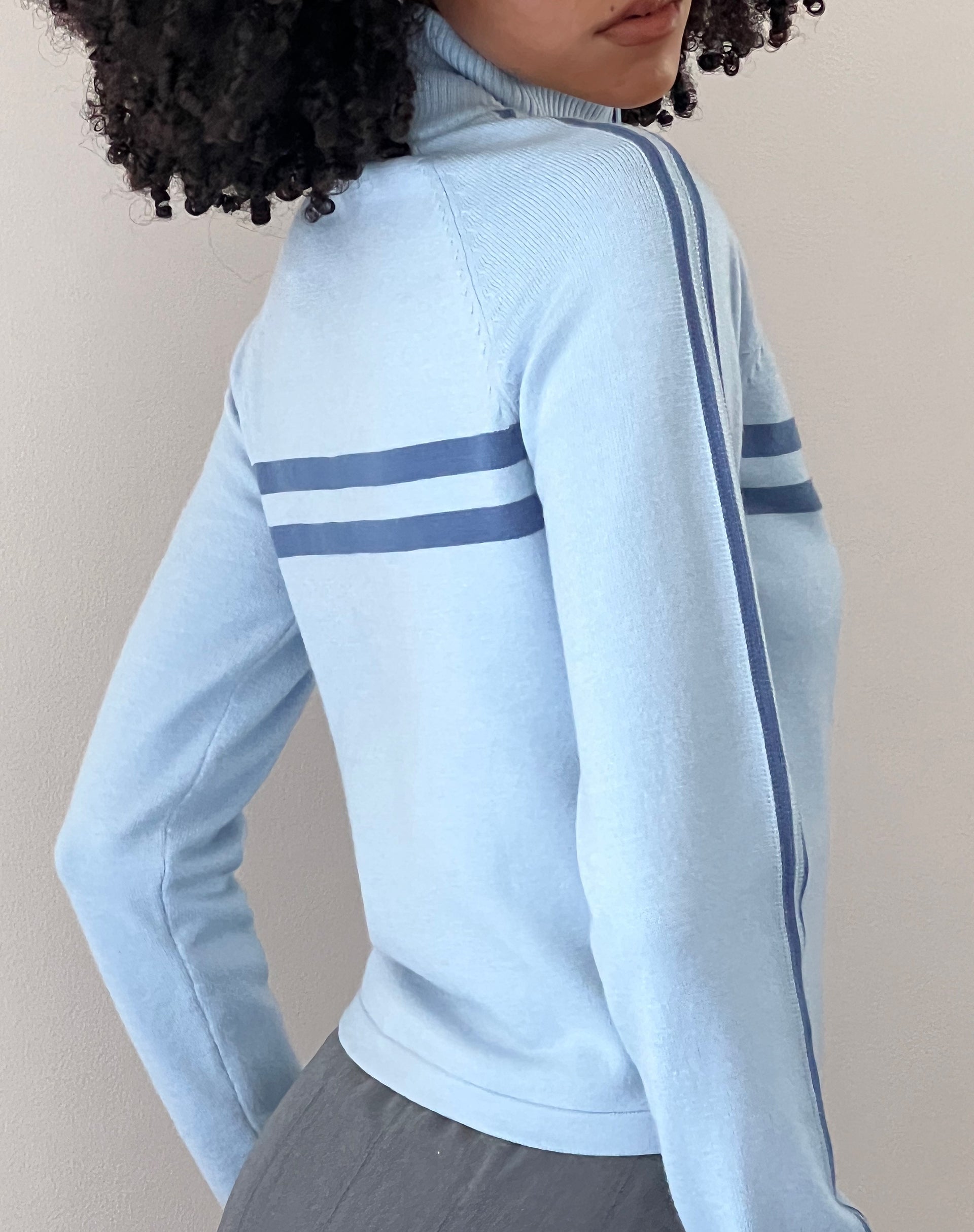 Immagine di Talisa Giacca sportiva con zip in maglia Azzurro