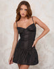 Immagine di Tanaka Mini Dress in Taffeta Nero