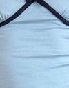  Blu Nantucket con bordatura blu navy