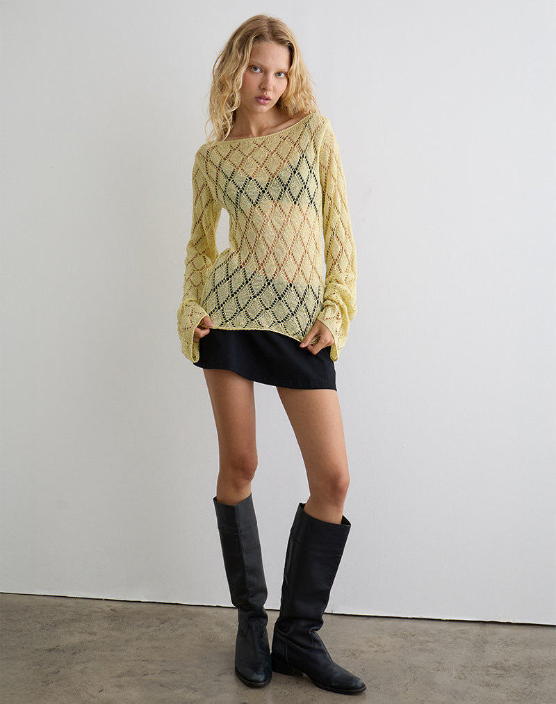 Immagine di Tate Jumper in Metallic Lemon