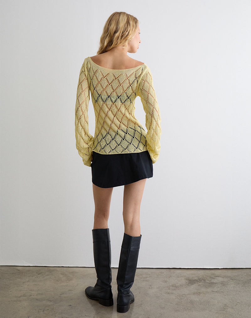 Immagine di Tate Jumper in Metallic Lemon