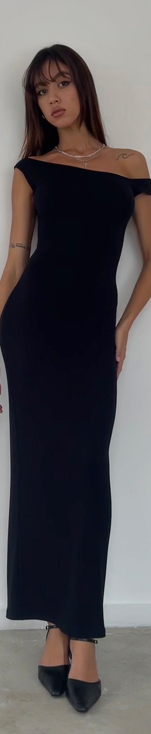 Immagine di Tehyun Maxi Dress in Rib Black