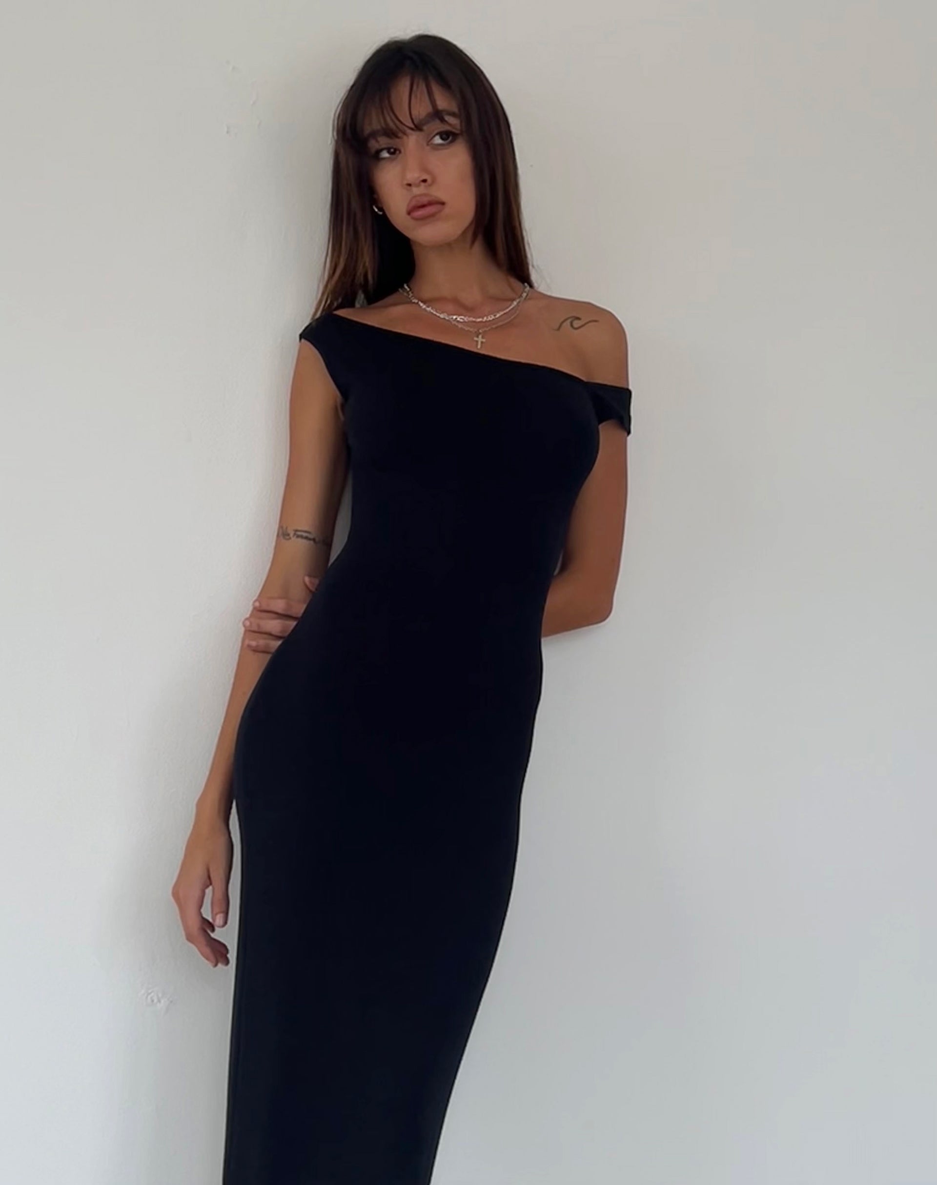 Immagine di Tehyun Maxi Dress in Rib Black