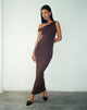 Immagine di Tehyun Maxi Dress in Brown Rib