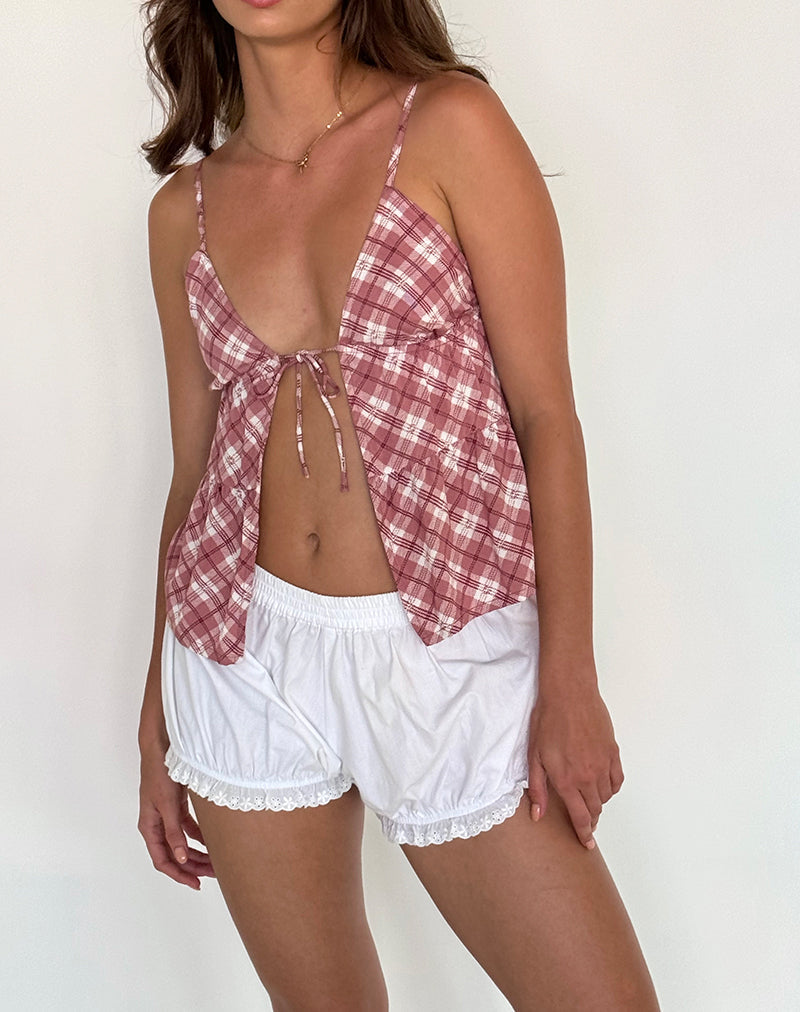 Immagine di Tezza Top in tartan rosa