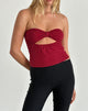 Immagine di Tifose Twist Front Top in Rosso Adrenalina