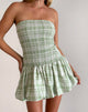 Immagine di Tilikum Mini Dress in tovaglia Neo Mint