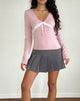 immagine di Tirzah Brushed Knit Top in Rosa