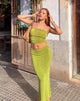 immagine di Tulus Maxi Skirt in Lime