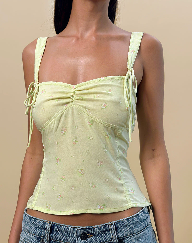 Immagine di Tismia Top in Fun Ditsy Floral Lime