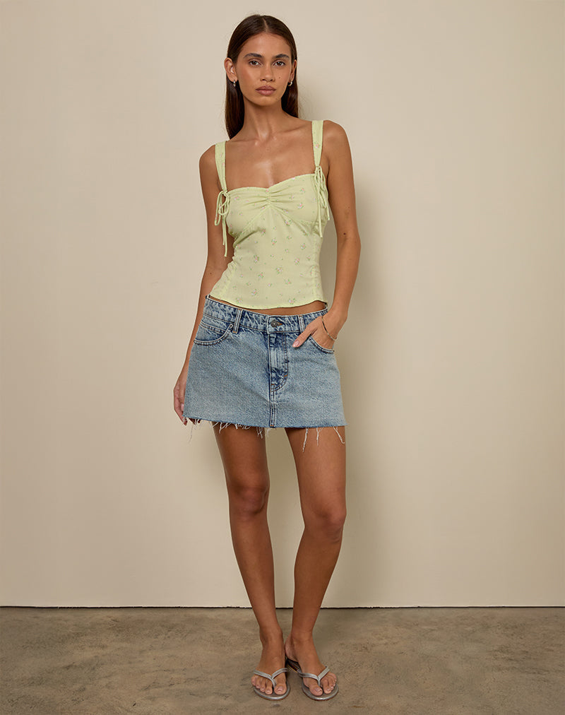Immagine di Tismia Top in Fun Ditsy Floral Lime