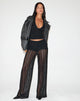 Immagine del pantalone Torian in pizzo garofano nero