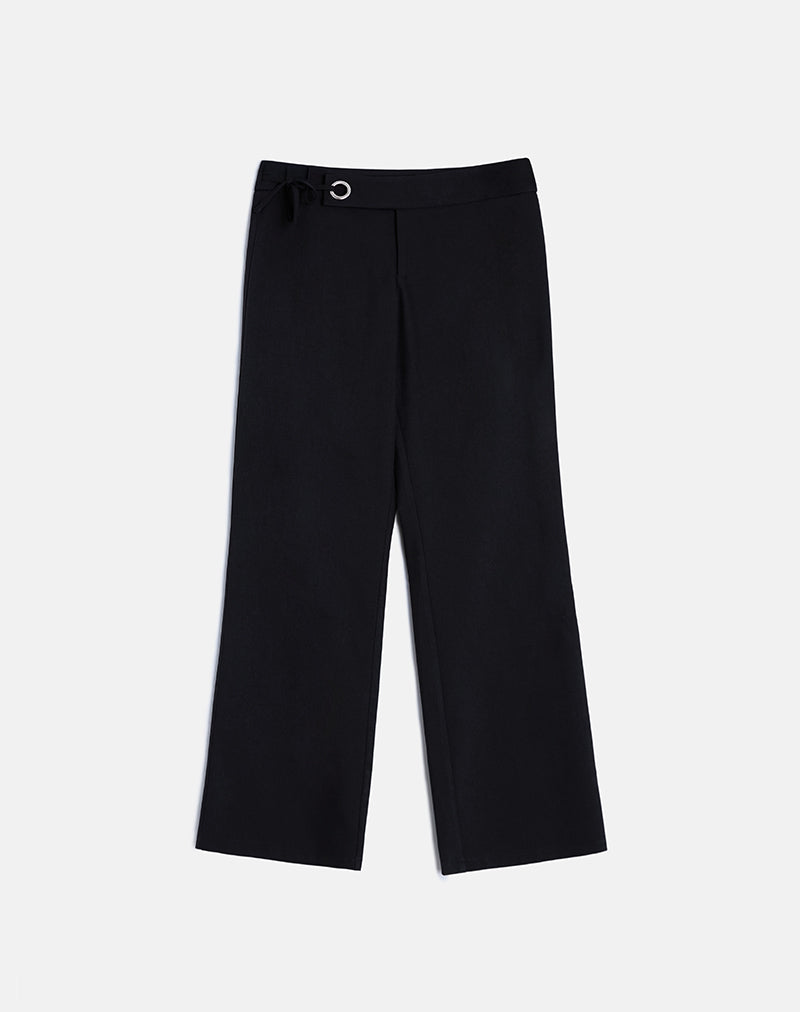 Immagine dei pantaloni sartoriali Tova Tie in nero