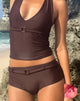 Immagine di Avi Pantaloncini da bagno in marrone con cintura