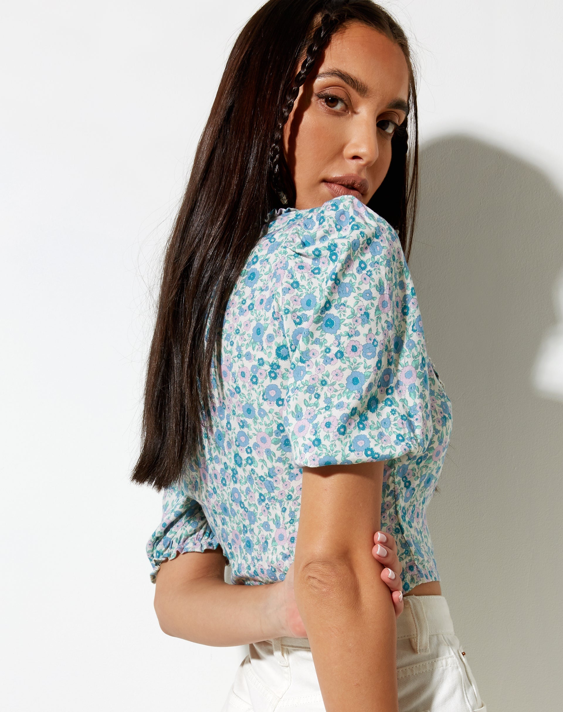 Immagine di Tucci Top in Flower Power Blue