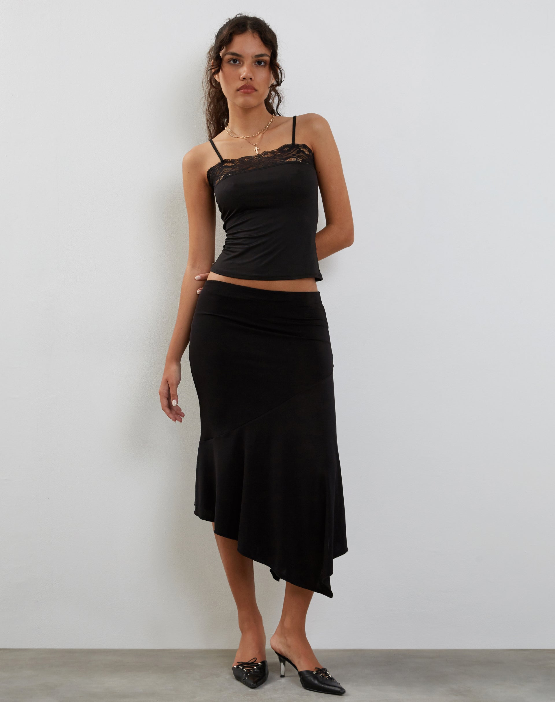 Immagine di Tucci Gilet Top in pizzo nero
