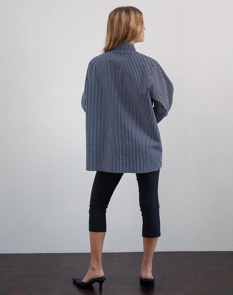 Immagine di Turner Shirt in Mono Stripe Navy
