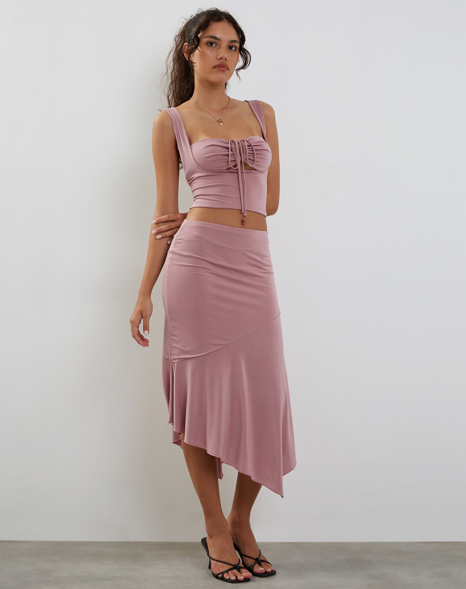 Immagine di Ulani Crop Top in Dusty Pink