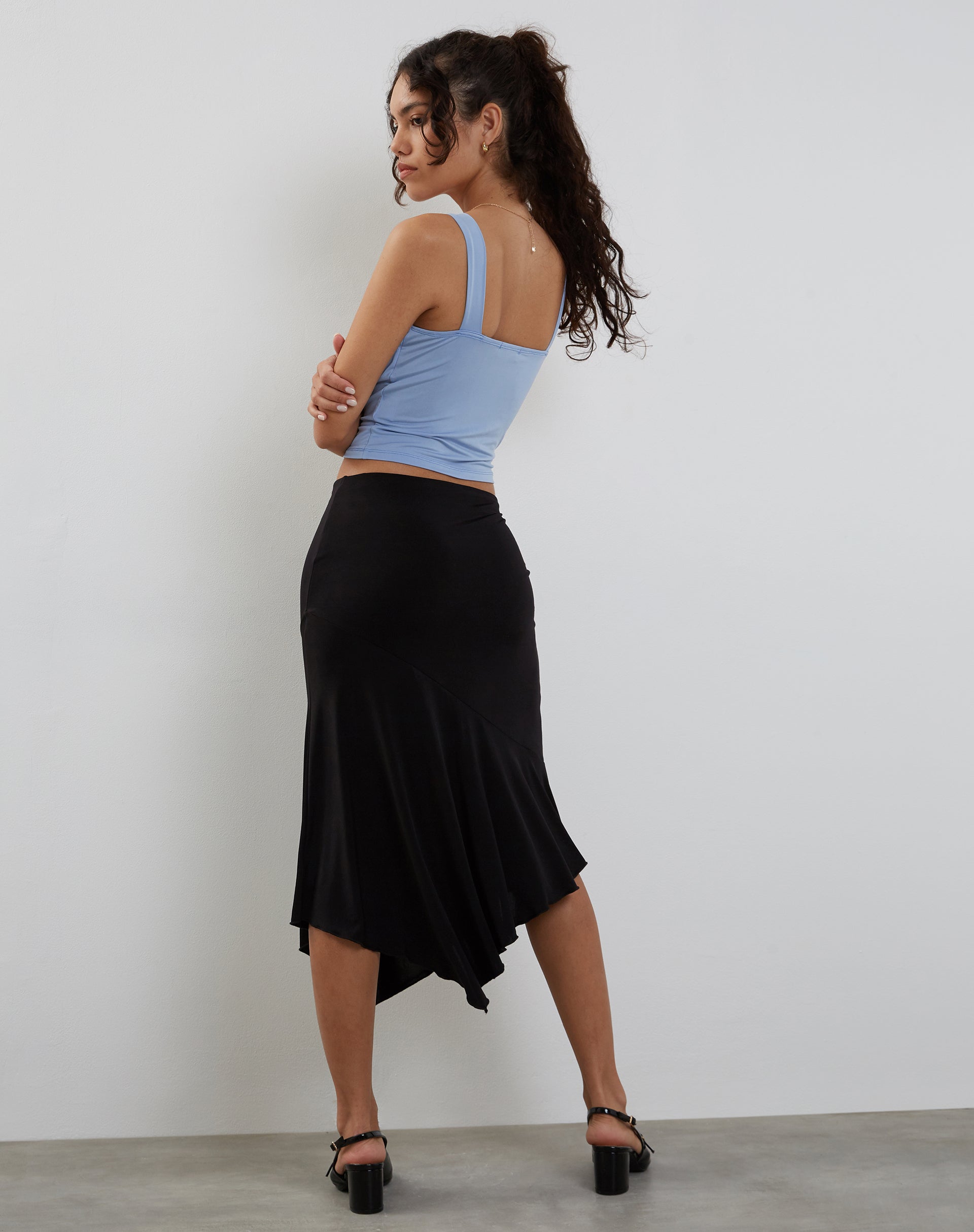 Immagine di Ulani Crop Top in blu fiordaliso