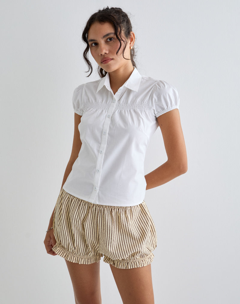 Ulsan - Camicia aderente bianca