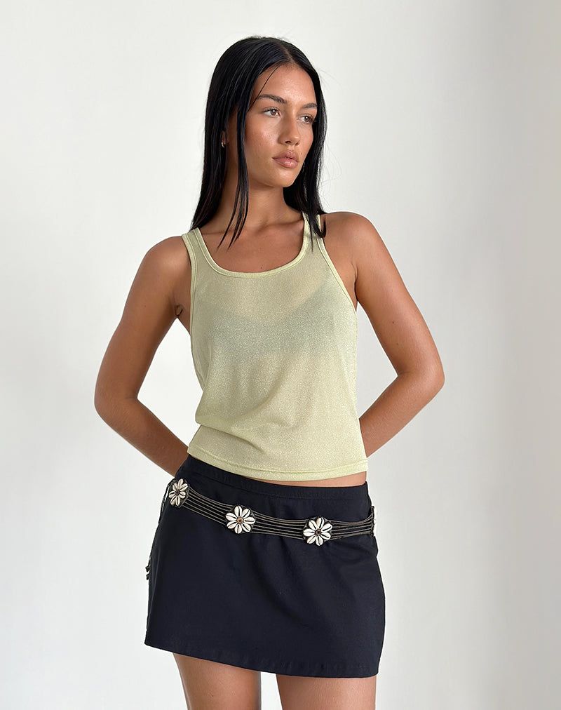 Immagine di Umika Gilet Top in Yellow Shimmer