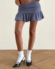 Immagine di Nefeli Mini Gonna a righe blu e nere