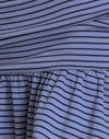 striscia blu e nera