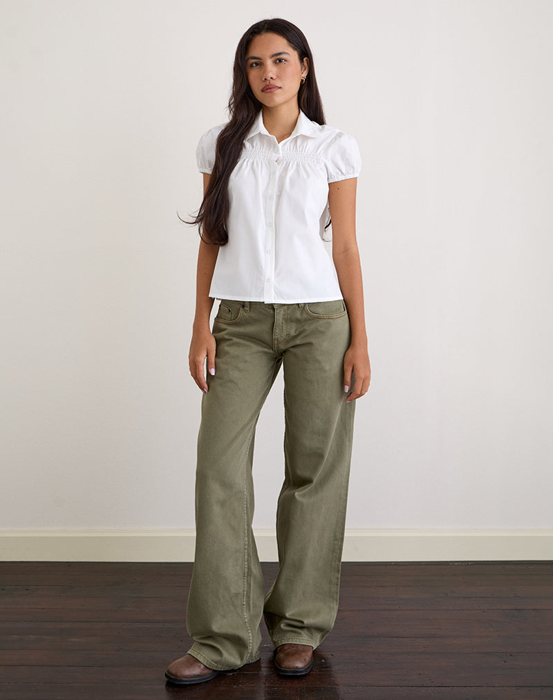 Ulsan - Camicia aderente bianca